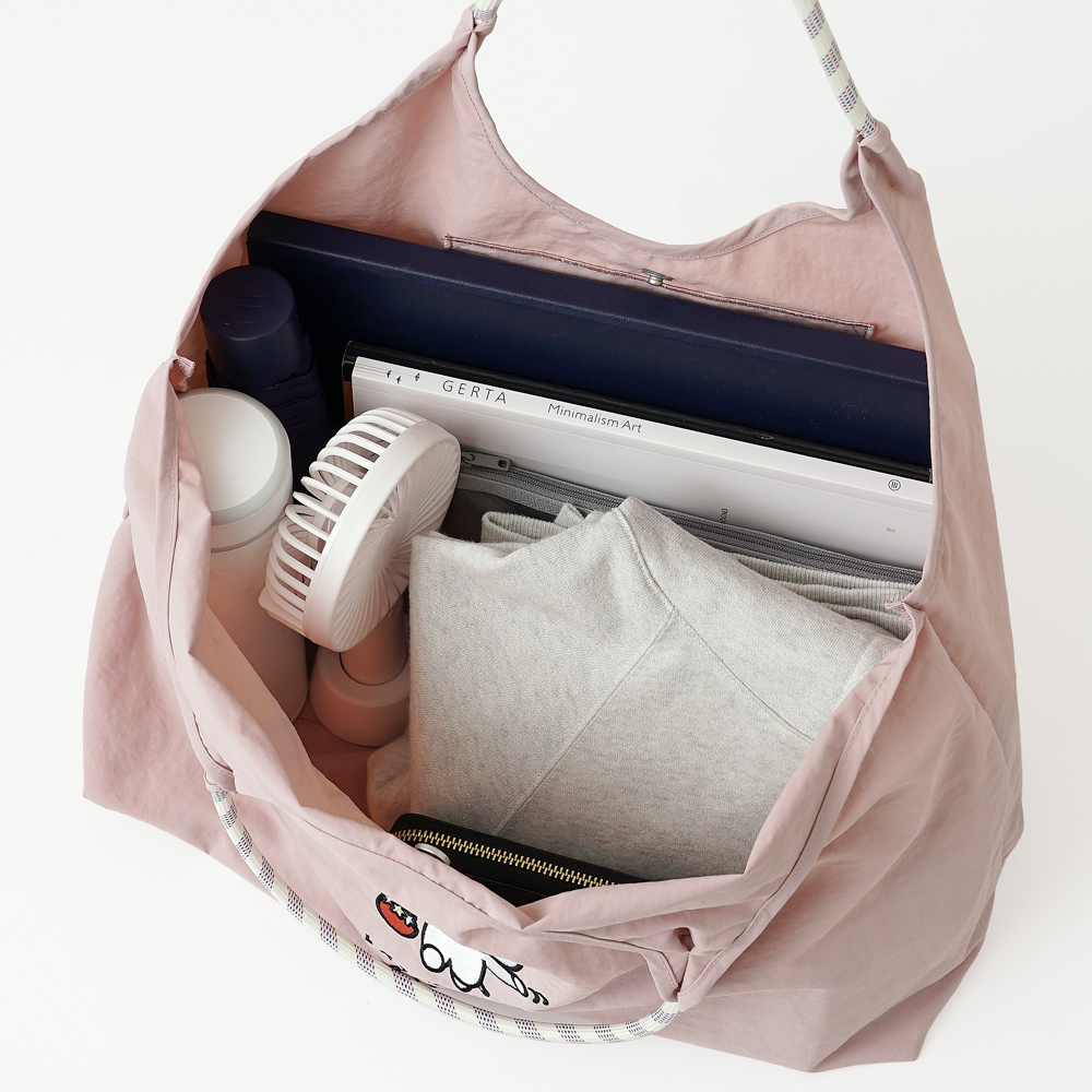 刺繍トートバッグ さくらももこ コラボ レベッカボンボン ちびまるこちゃん わんちゃん 犬 フレンチブルドッグトートバッグ エコバッグ 超軽量  軽い 撥水 たためる マザーズバッグ