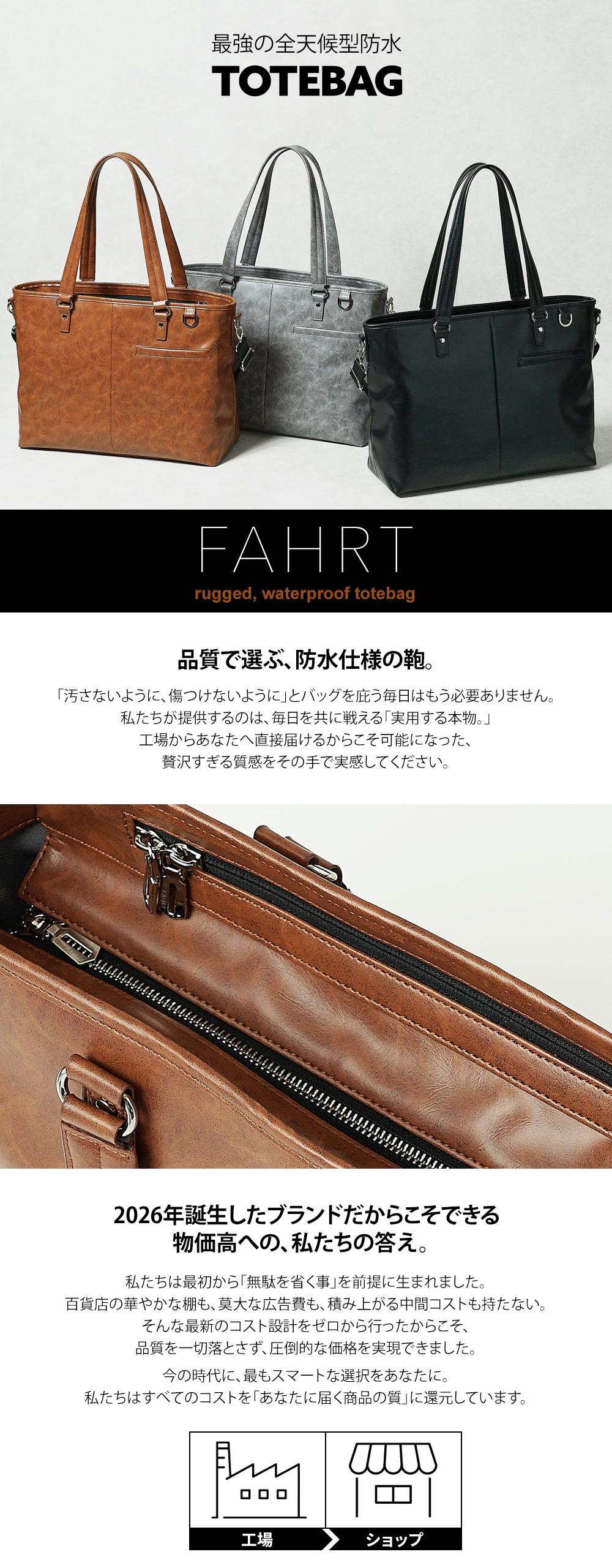 トートバッグ 本革 レザー 防水 ビジネス カジュアル メンズ レディース シンプル 牛革 シボ スプリットレザー