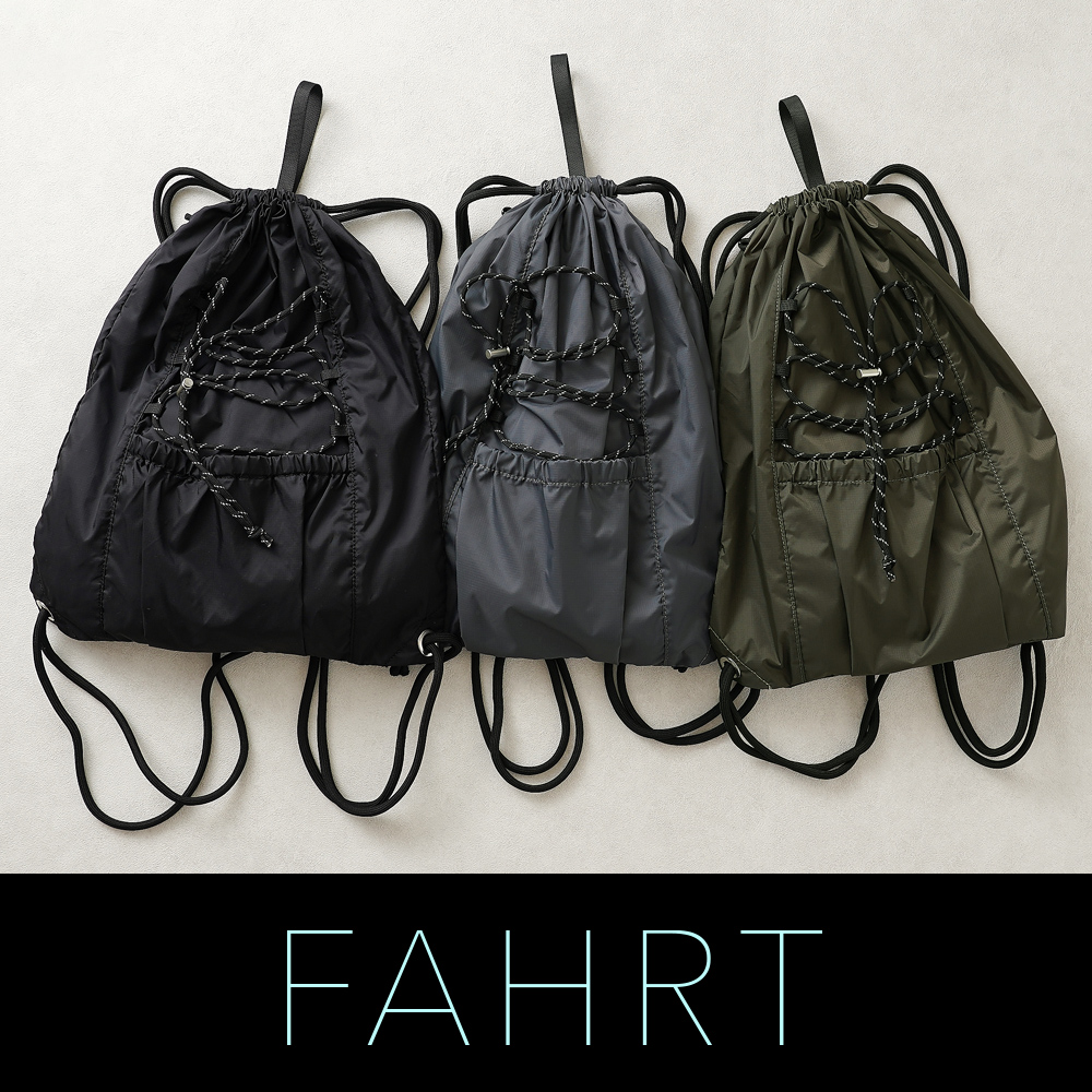 ナップザック ナップサック 軽量 リュックサック 巾着リュック メンズ レディース おしゃれ ファート fahrt