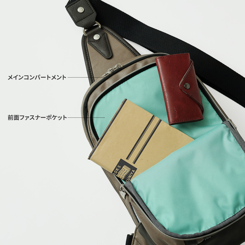 メデン MADDEN EQ イクイップメント スリングバッグ ボディバッグ ワンショルダー フェス スポーツ観戦 大きめ 大きい スタイリッシュ フェイクレザー 合成皮革 鞄 かばん バッグ かっこいい