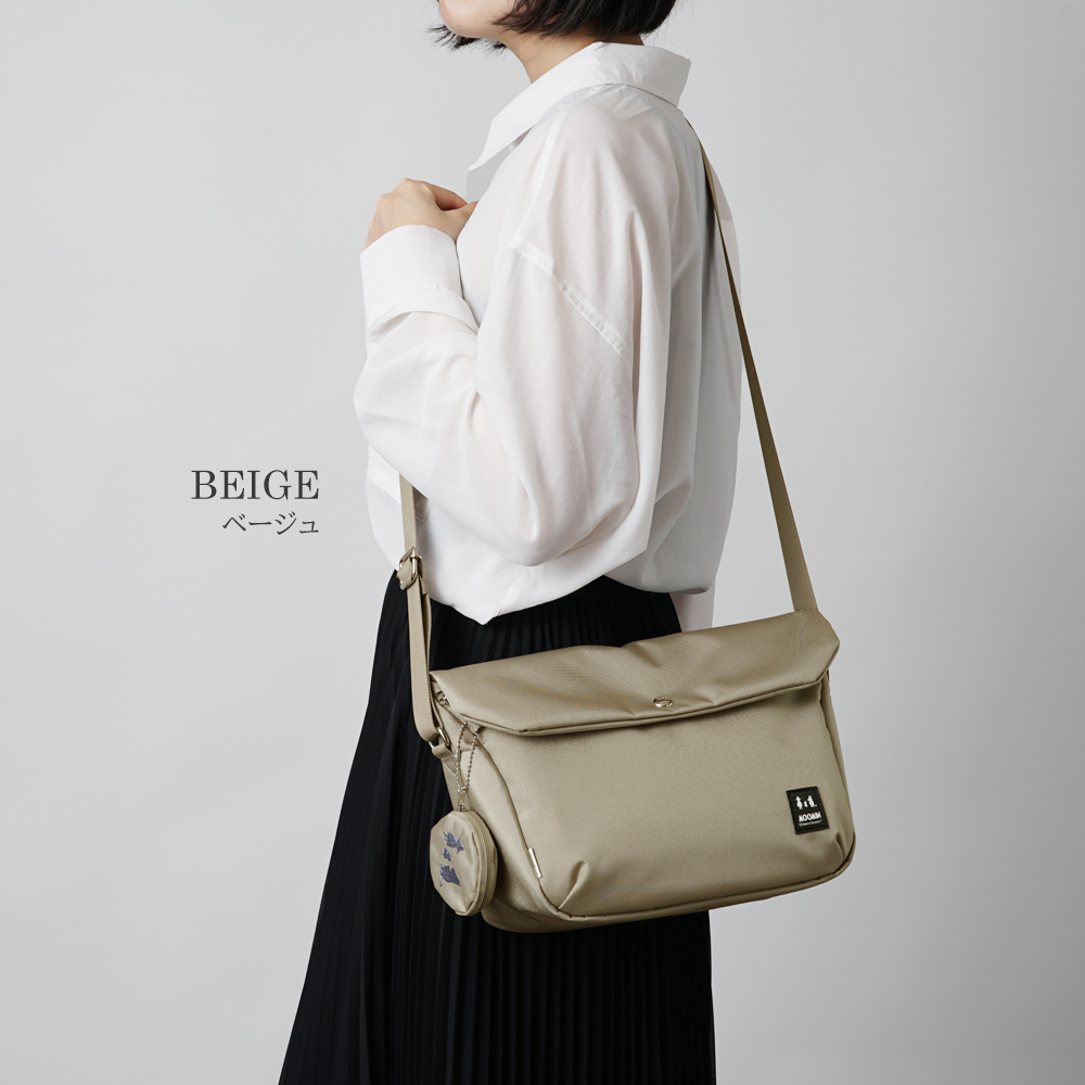 横型 よこ ヨコ ショルダーバッグ ムーミン MOOMIN リトルミイ スナフキン ニョロニョロ 鞄 バッグ かばん カバン シンプル レディース 綺麗め フォーマル カジュアル