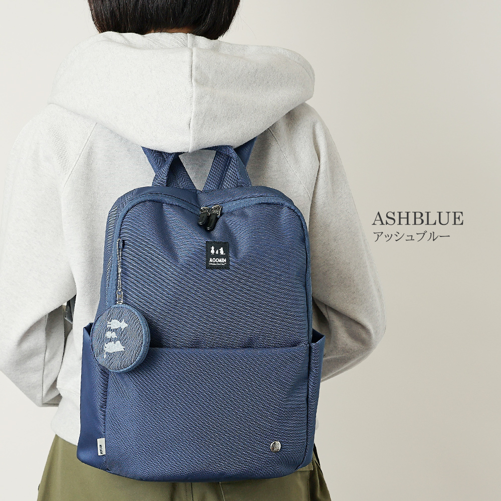 リュックサック ムーミン リトルミイ スナフキン ニョロニョロ シンプル ディバイスポケット 背面ポケット おしゃれ ムーミン デイパック バックパック
