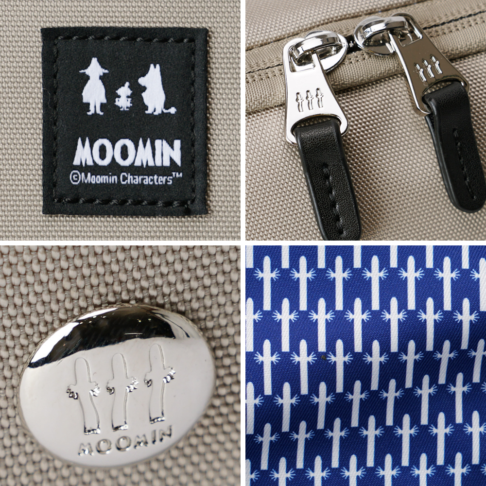 リュックサック ムーミン リトルミイ スナフキン ニョロニョロ シンプル ディバイスポケット 背面ポケット おしゃれ ムーミン デイパック バックパック