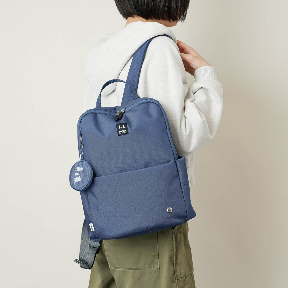 リュックサック ムーミン リトルミイ スナフキン ニョロニョロ シンプル ディバイスポケット 背面ポケット おしゃれ ムーミン デイパック バックパック