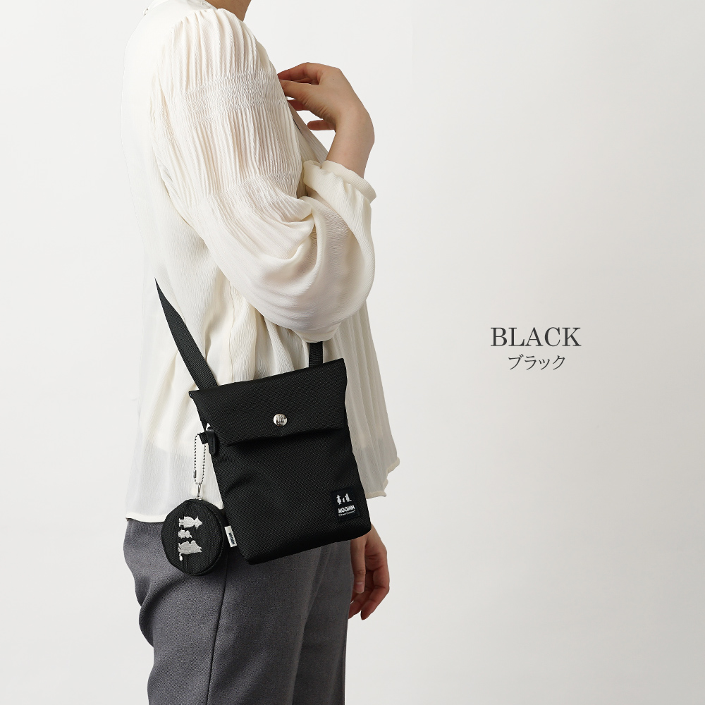 ポシェット スマホショルダー サコッシュ ミニショルダーバッグ タテ型ショルダーバッグ ムーミン MOOMIN リトルミイ スナフキン ニョロニョロ 鞄 バッグ かばん カバン シンプル レディース 綺麗め フォーマル カジュアル