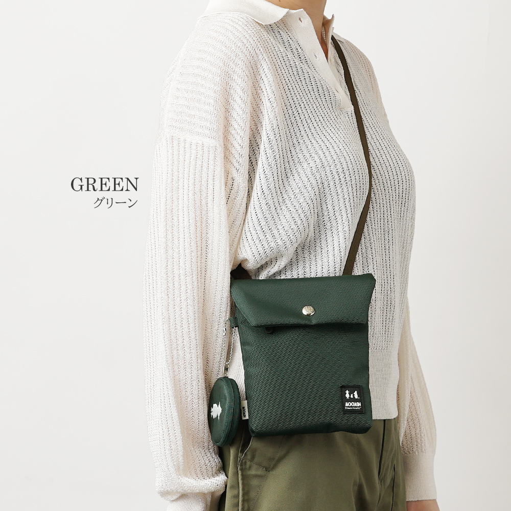 ポシェット スマホショルダー サコッシュ ミニショルダーバッグ タテ型ショルダーバッグ ムーミン MOOMIN リトルミイ スナフキン ニョロニョロ 鞄 バッグ かばん カバン シンプル レディース 綺麗め フォーマル カジュアル