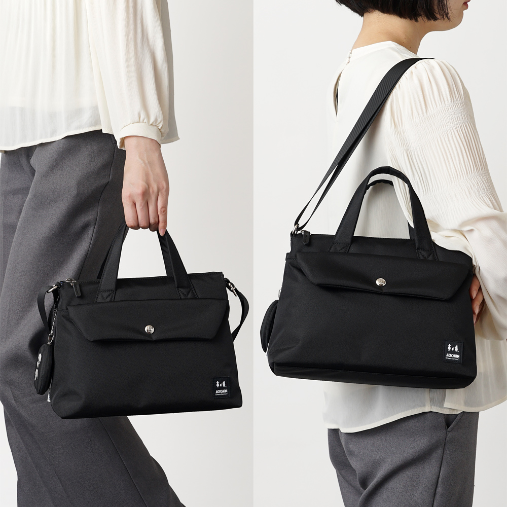 2way バッグ ショルダートート トートショルダーバッグ ムーミンママのバッグ 愛用のバッグ ムーミン MOOMIN リトルミイ スナフキン ニョロニョロ 鞄 バッグ かばん カバン シンプル レディース 綺麗め フォーマル カジュアル