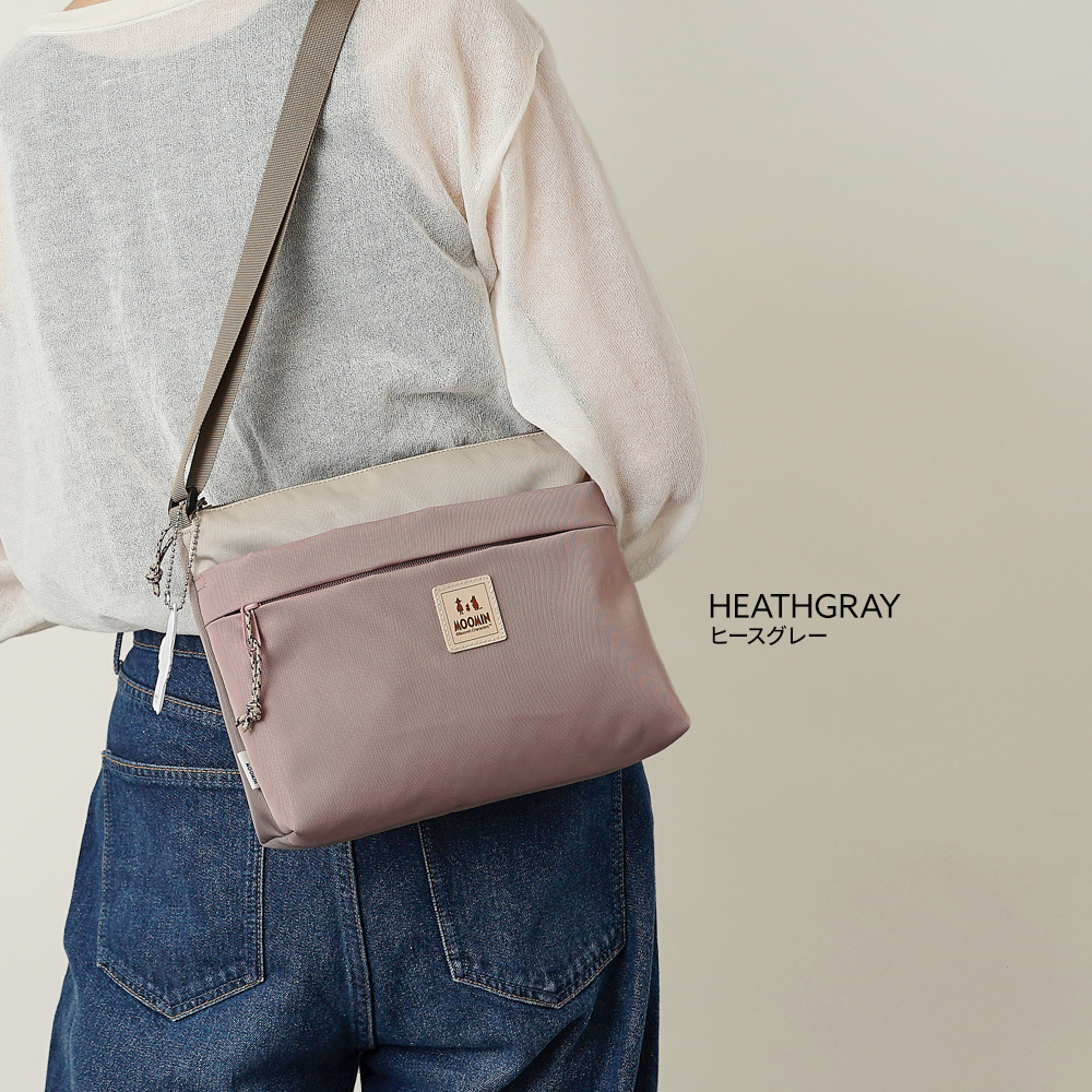 ショルダーバッグ スリム 薄型 カバン バッグ かばん 鞄 ムーミン ミイ リトルミイ スナフキン ニョロニョロ ユニセックス デザイン 北欧デザイン メンズ レディース アウトドア おしゃれ スタイリッシュ おすすめ