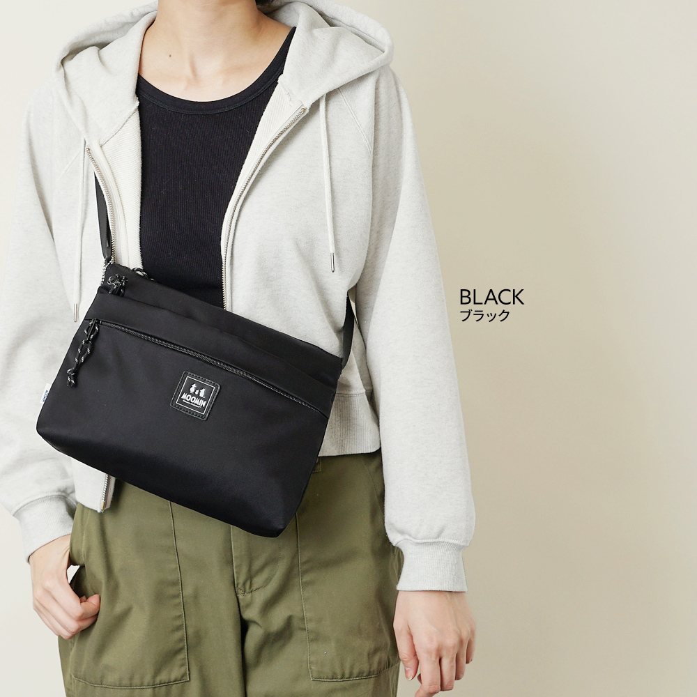 ショルダーバッグ スリム 薄型 カバン バッグ かばん 鞄 ムーミン ミイ リトルミイ スナフキン ニョロニョロ ユニセックス デザイン 北欧デザイン メンズ レディース アウトドア おしゃれ スタイリッシュ おすすめ