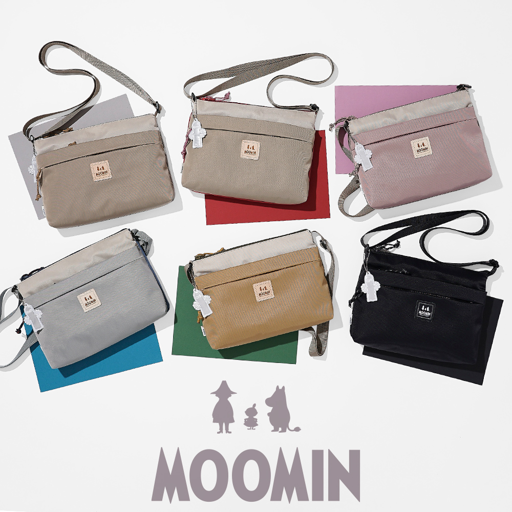 ショルダーバッグ スリム 薄型 カバン バッグ かばん 鞄 ムーミン ミイ リトルミイ スナフキン ニョロニョロ ユニセックス デザイン 北欧デザイン メンズ レディース アウトドア おしゃれ スタイリッシュ おすすめ