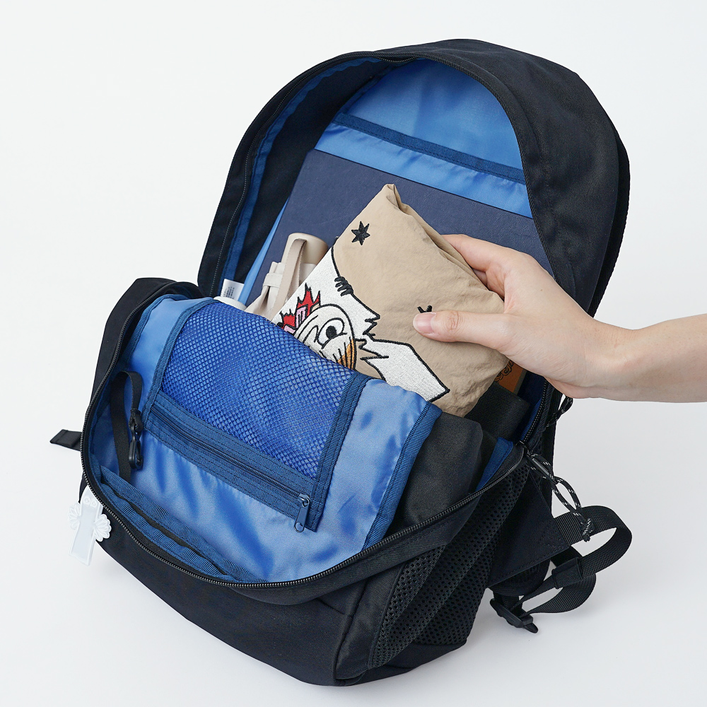 リトルミイ 限定 ムーミン 刺繍 リッチ刺繍 リトルミイ  レッド トートバッグ エコバッグ 超軽量  軽い 撥水 たためる マザーズバッグ