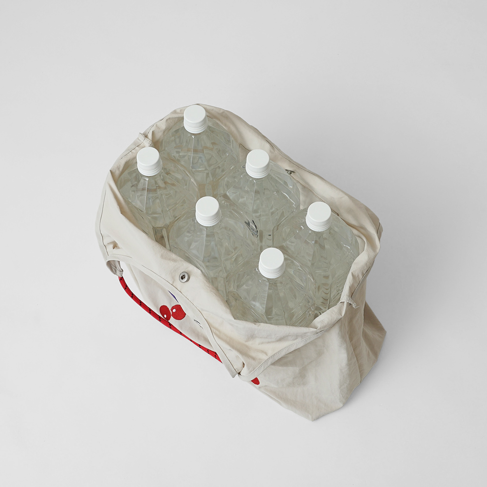 リトルミイ 限定 ムーミン 刺繍 リッチ刺繍 リトルミイ  レッド トートバッグ エコバッグ 超軽量  軽い 撥水 たためる マザーズバッグ