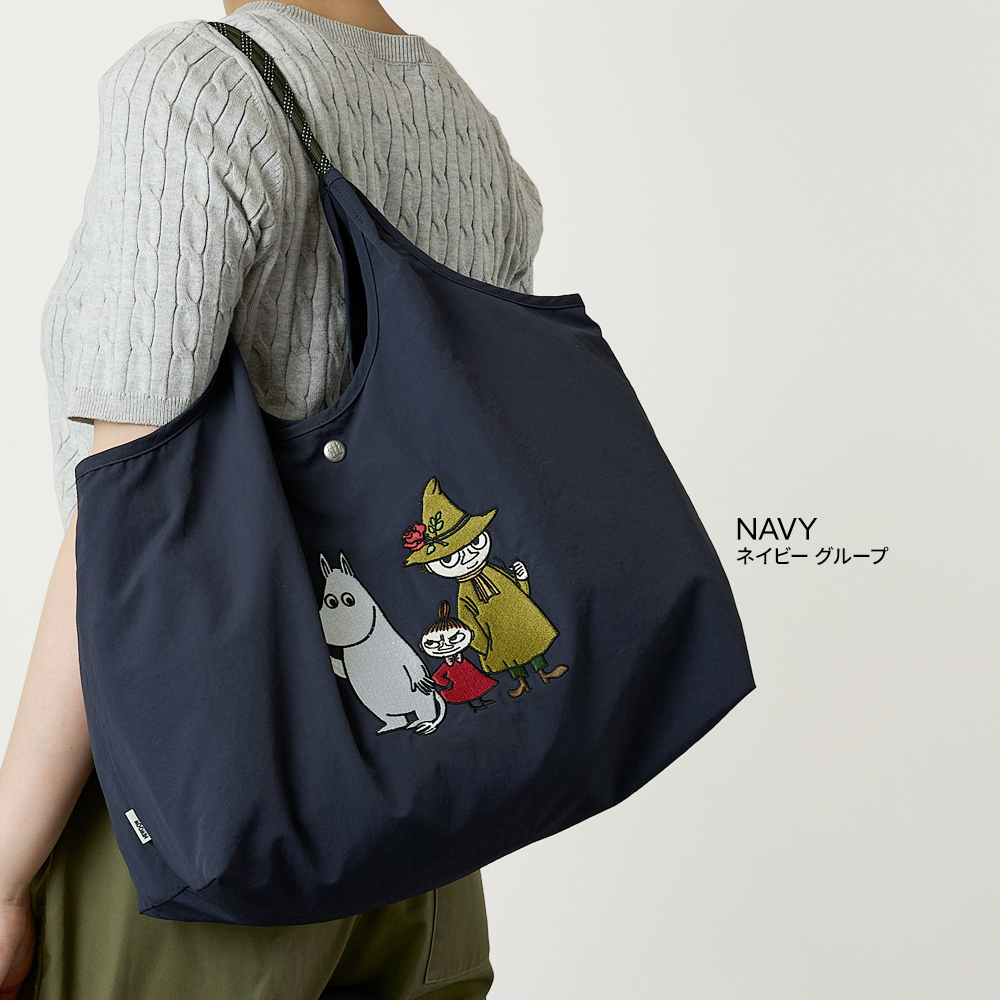 保冷バッグ 保温バッグ ムーミンバッグ リトルミイ トートバッグ 保冷剤 刺繍バッグ スナフキン 北欧ブランド 北欧デザイン たためる 持ち運べる 大容量 大きいサイズト