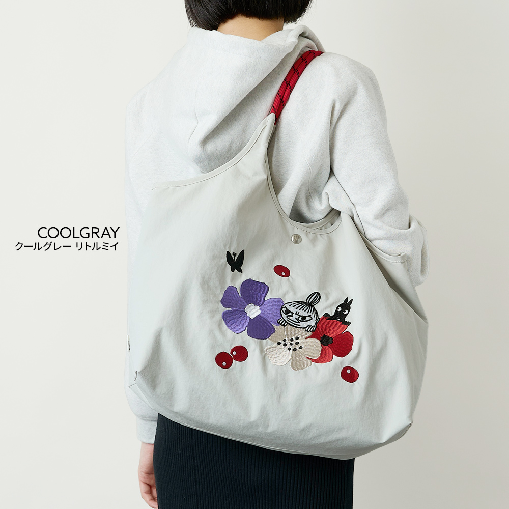 保冷バッグ 保温バッグ ムーミンバッグ リトルミイ トートバッグ 保冷剤 刺繍バッグ スナフキン 北欧ブランド 北欧デザイン たためる 持ち運べる 大容量 大きいサイズト