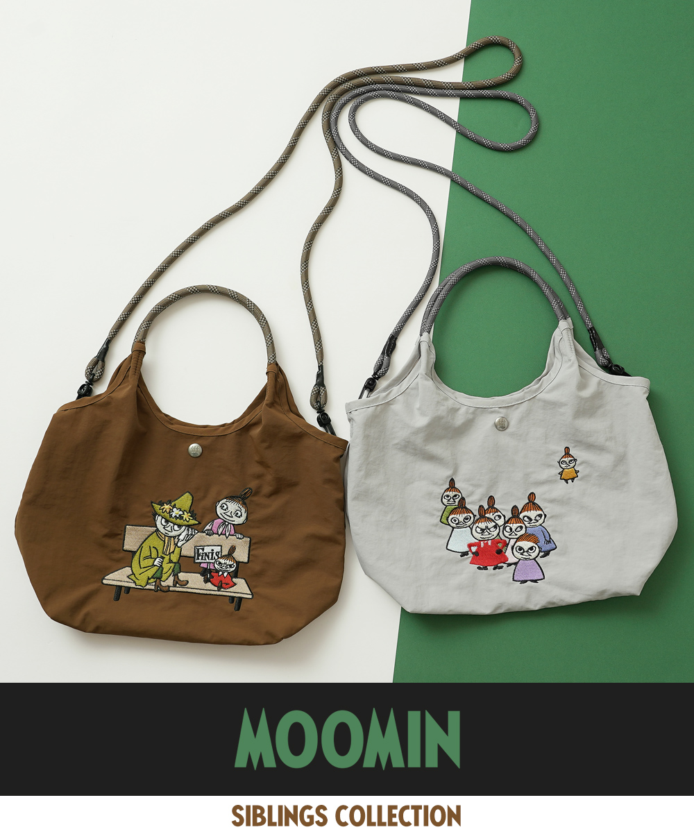 リトルミイ ミムラ姉さん スナフキン ムーミン MOOMIN 刺繍トート ミニトート ランチトート 2wayショルダー