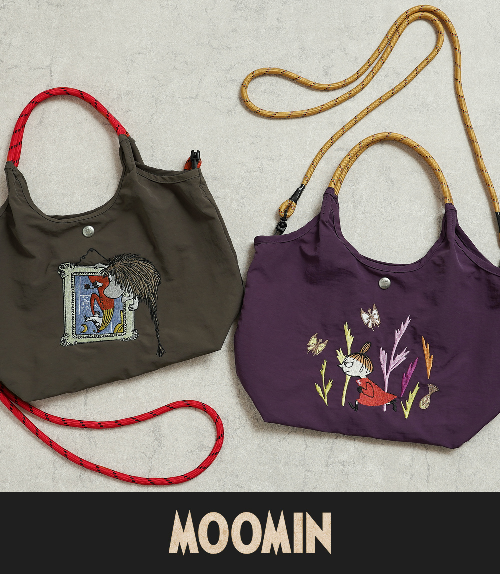 リトルミイ ミムラ姉さん スナフキン ムーミン MOOMIN 刺繍トート ミニトート ランチトート 2wayショルダー