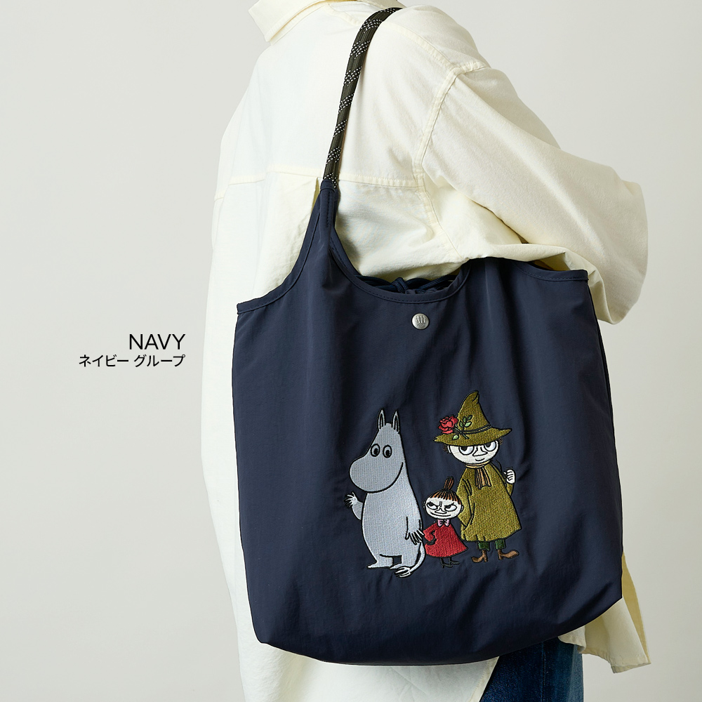 保冷バッグ 保温バッグ ムーミンバッグ リトルミイ トートバッグ 保冷剤 刺繍バッグ スナフキン 北欧ブランド 北欧デザイン たためる 持ち運べる ランチトート