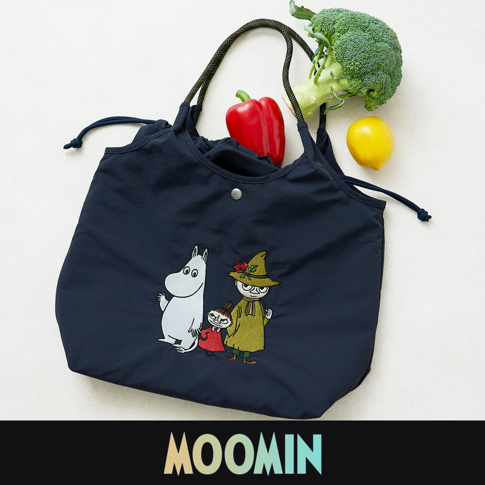 保冷バッグ 保温バッグ ムーミンバッグ リトルミイ トートバッグ 保冷剤 刺繍バッグ スナフキン 北欧ブランド 北欧デザイン たためる 持ち運べる ランチトート