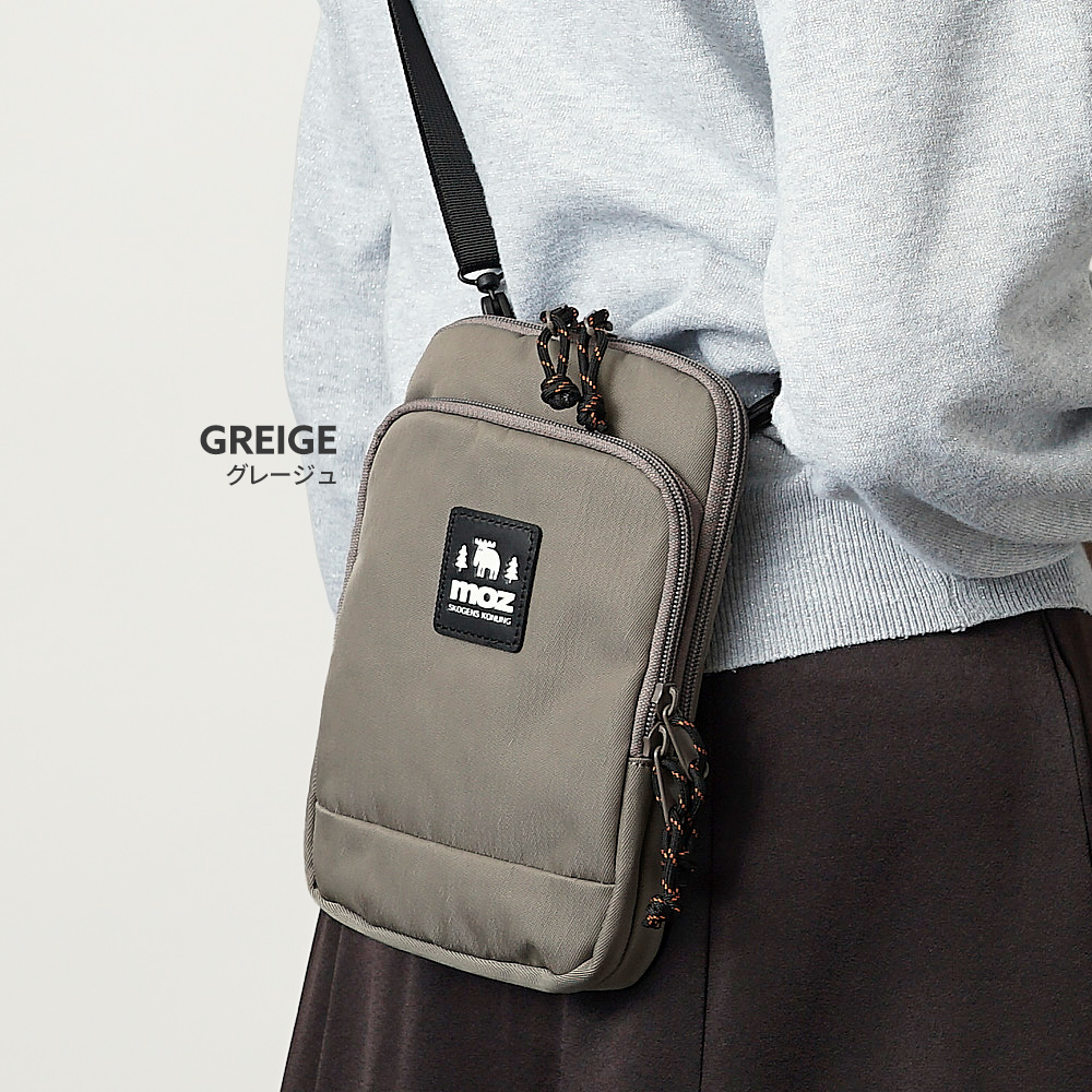 モズ moz ショルダーバッグ サコッシュ ポシェット スマホショルダーバッグ ミニ 小さめ 小さい アウトドア 北欧デザイン 鞄 かばん ばっぐ カバン フェス