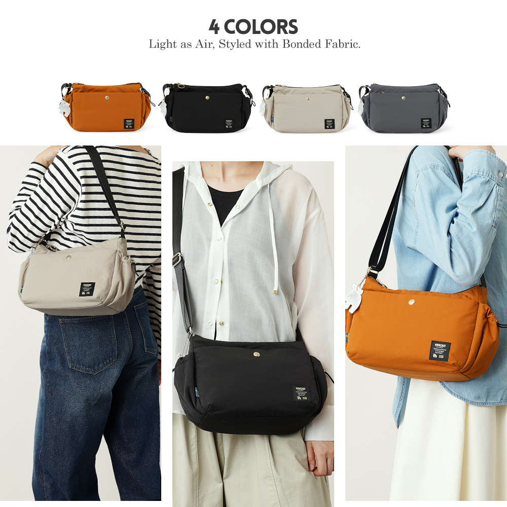 ショルダーバッグ 超軽量 軽い ボンディング 女性 レディース フェミニン まるっこい 上品 モズ moz mos ヘラジカ エルク