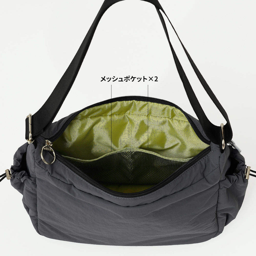 ショルダーバッグ 超軽量 軽い ボンディング 女性 レディース フェミニン まるっこい 上品 モズ