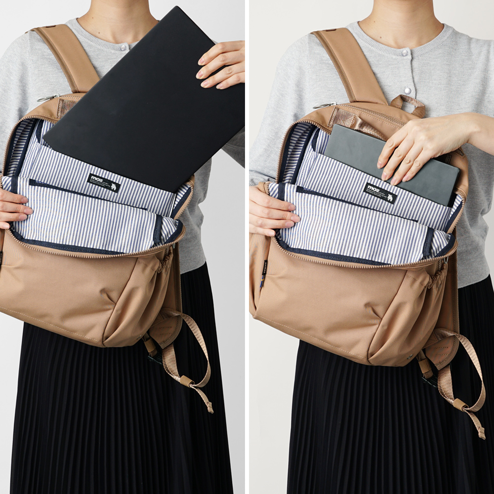 moz mos モズ 北欧デザイン バックパック リュックサック デイパック ビジネス 出張 キャリーオン バッグオン シンプル エルク トナカイ 鞄 かばん カバン