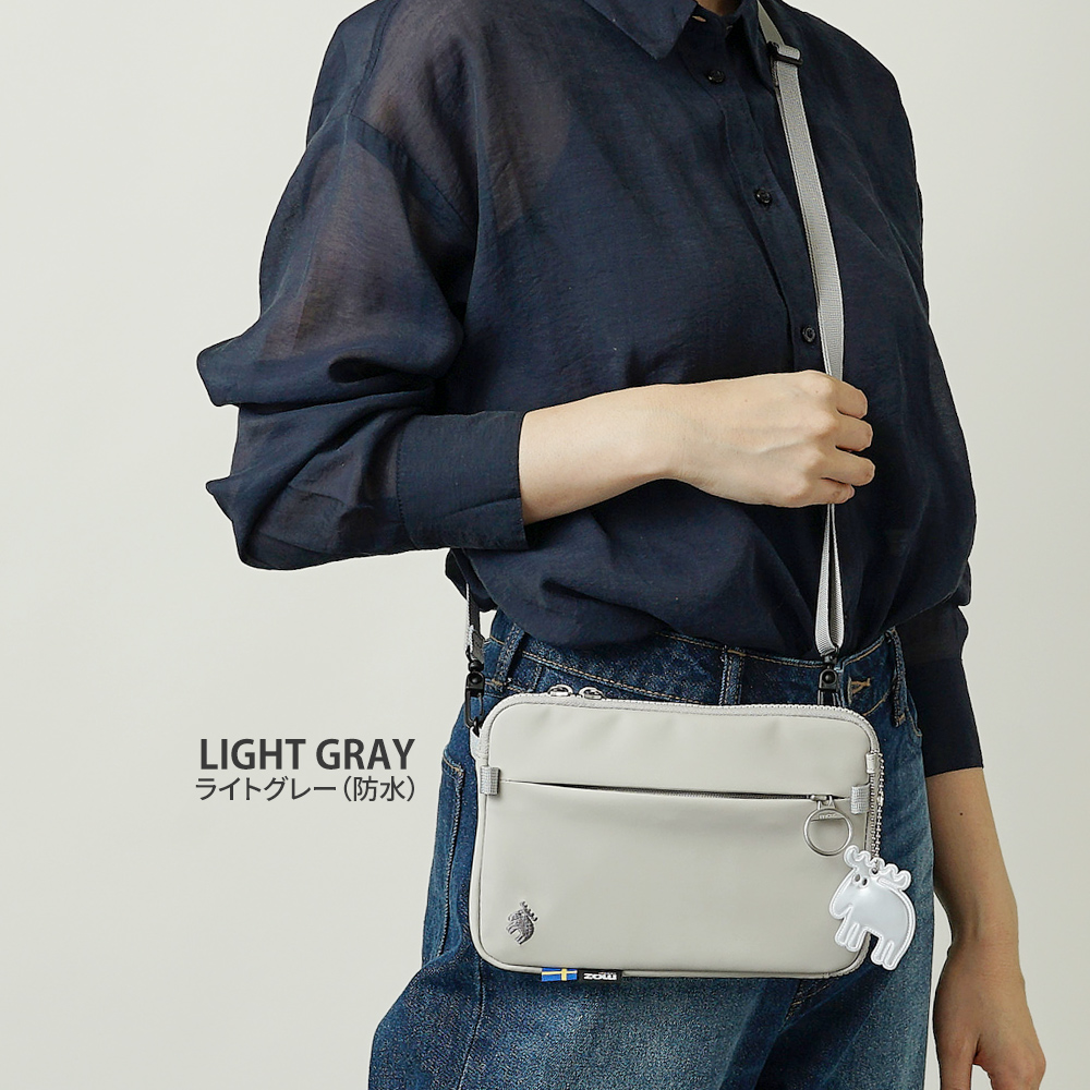 moz mos モズ 北欧デザイン サコッシュ ポシェット ミニ 縦 横 たて 型 よこ ショルダーバッグ シンプル エルク トナカイ 鞄 かばん カバン