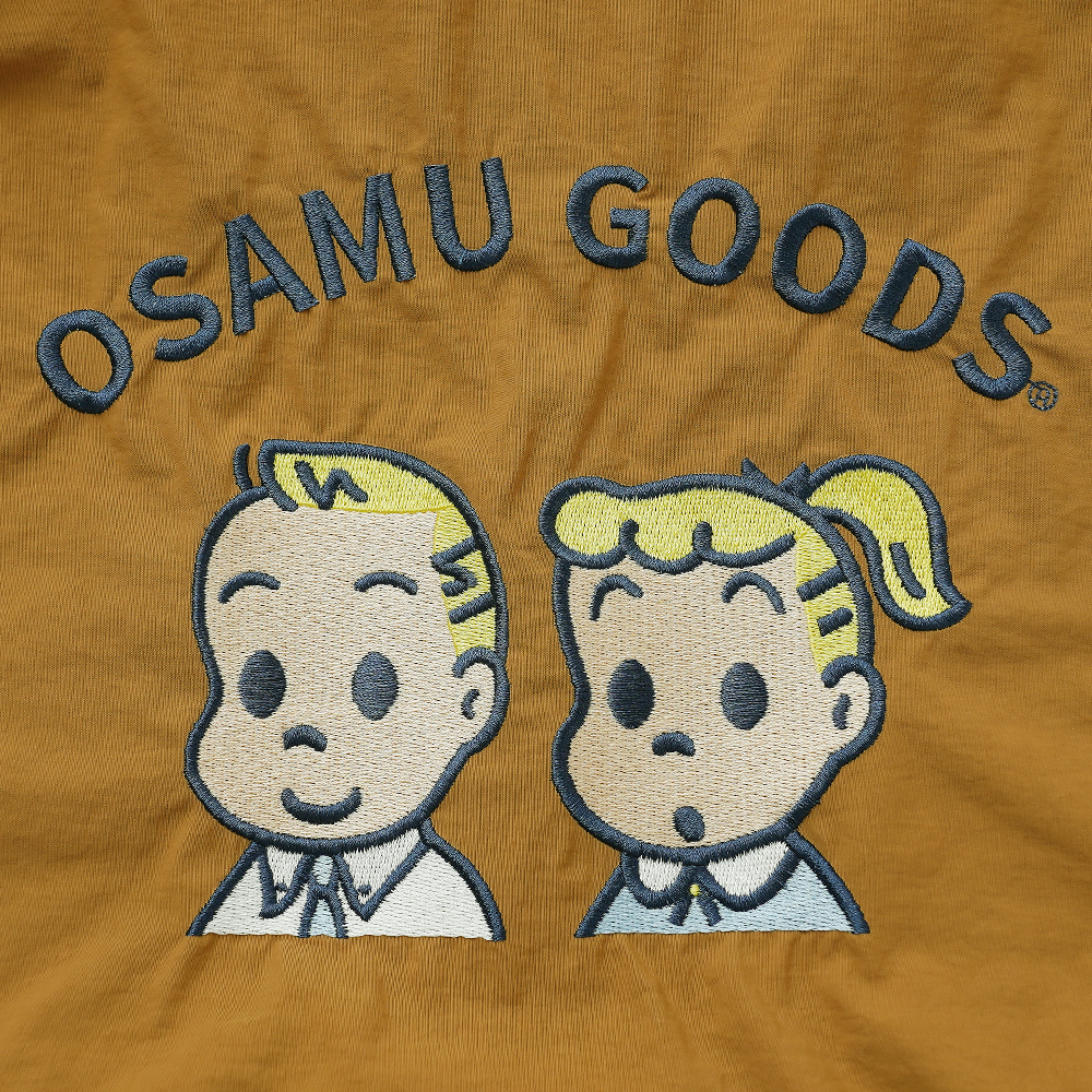 刺繍トートバッグ エコバッグ オサムグッズ ジル ジャック osamu goods 超軽量  軽い 撥水 たためる マザーズバッグ