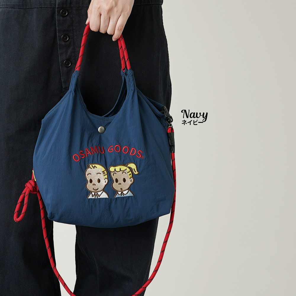 2wayバッグ ショルダーバッグ 刺繍トートバッグ オサムグッズ ジル ジャック 男の子 女の子 osamugoods jill jack 人気 おすすめ 超軽量 軽い 撥水