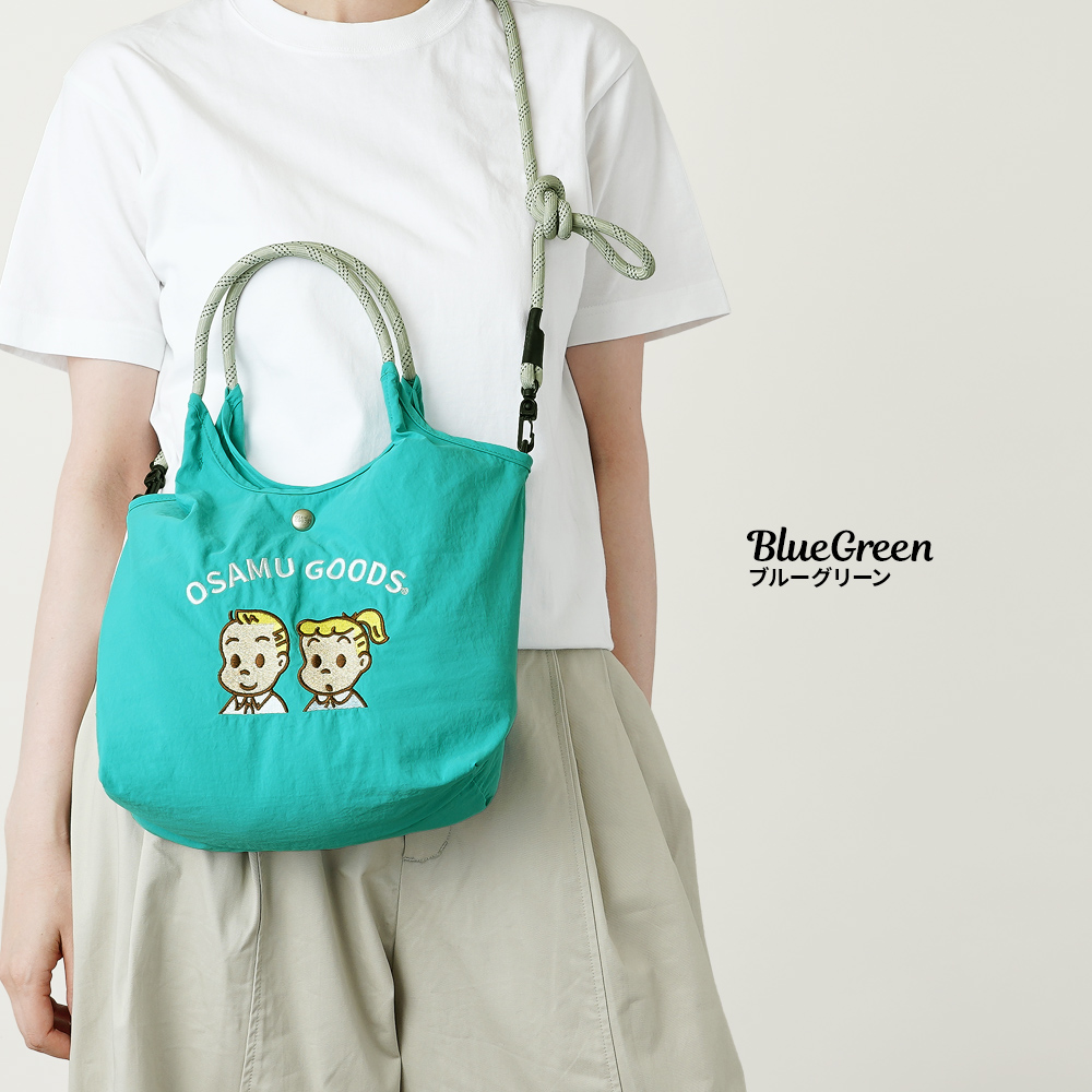 2wayバッグ ショルダーバッグ 刺繍トートバッグ オサムグッズ ジル ジャック 男の子 女の子 osamugoods jill jack 人気 おすすめ 超軽量 軽い 撥水