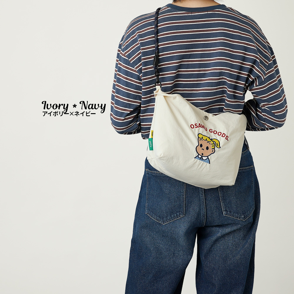 2wayバッグ ショルダーバッグ 刺繍トートバッグ オサムグッズ ジル ジャック 男の子 女の子 osamugoods jill jack 人気 おすすめ 超軽量 軽い 撥水