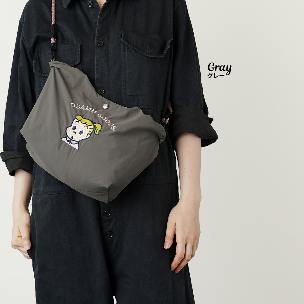 2wayバッグ ショルダーバッグ 刺繍トートバッグ オサムグッズ ジル ジャック 男の子 女の子 osamugoods jill jack 人気 おすすめ 超軽量 軽い 撥水