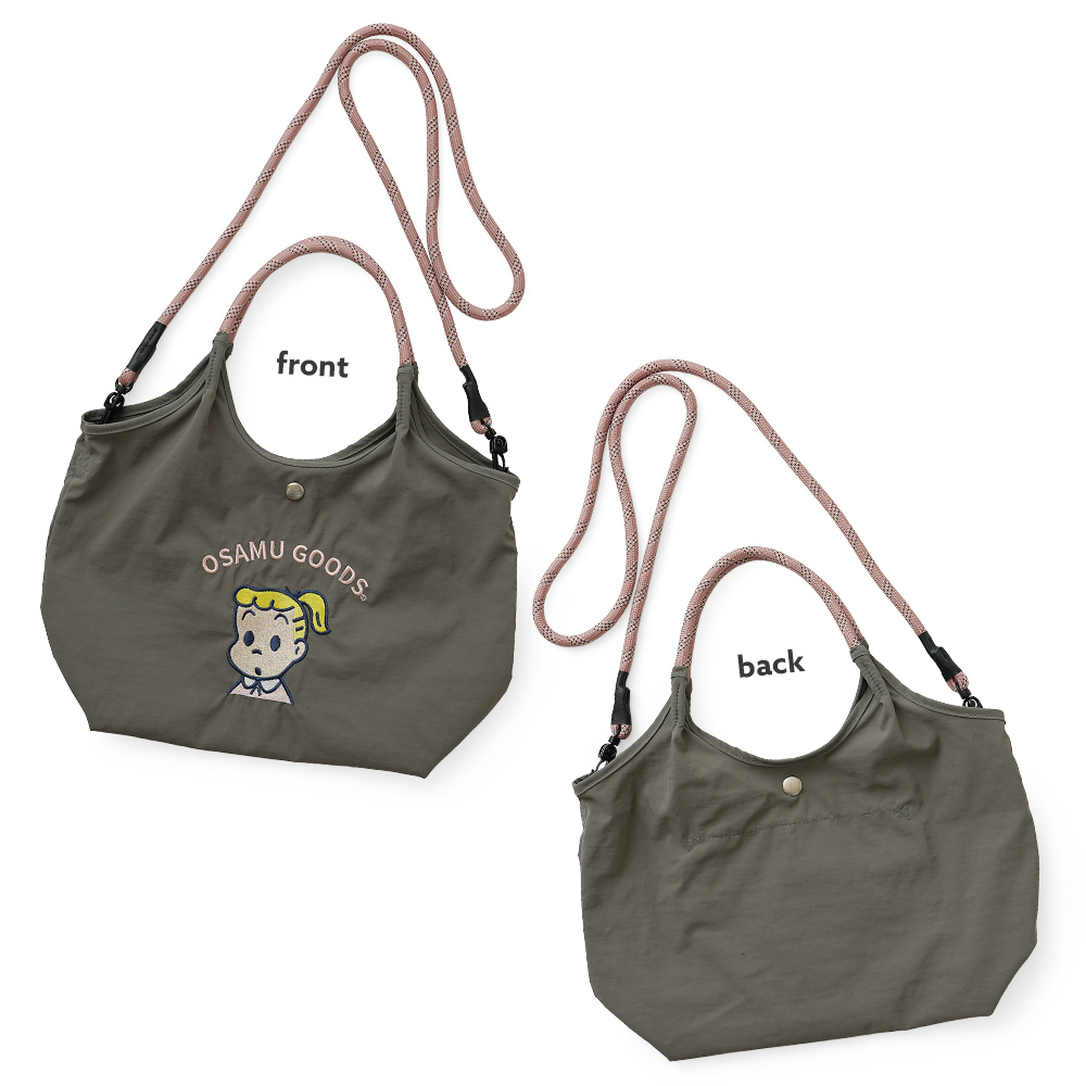 2wayバッグ ショルダーバッグ 刺繍トートバッグ オサムグッズ ジル ジャック 男の子 女の子 osamugoods jill jack 人気 おすすめ 超軽量 軽い 撥水