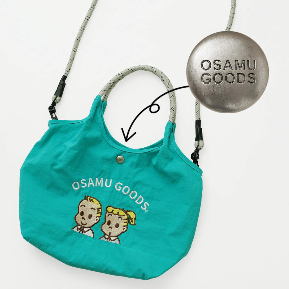 2wayバッグ ショルダーバッグ 刺繍トートバッグ オサムグッズ ジル ジャック 男の子 女の子 osamugoods jill jack 人気 おすすめ 超軽量 軽い 撥水
