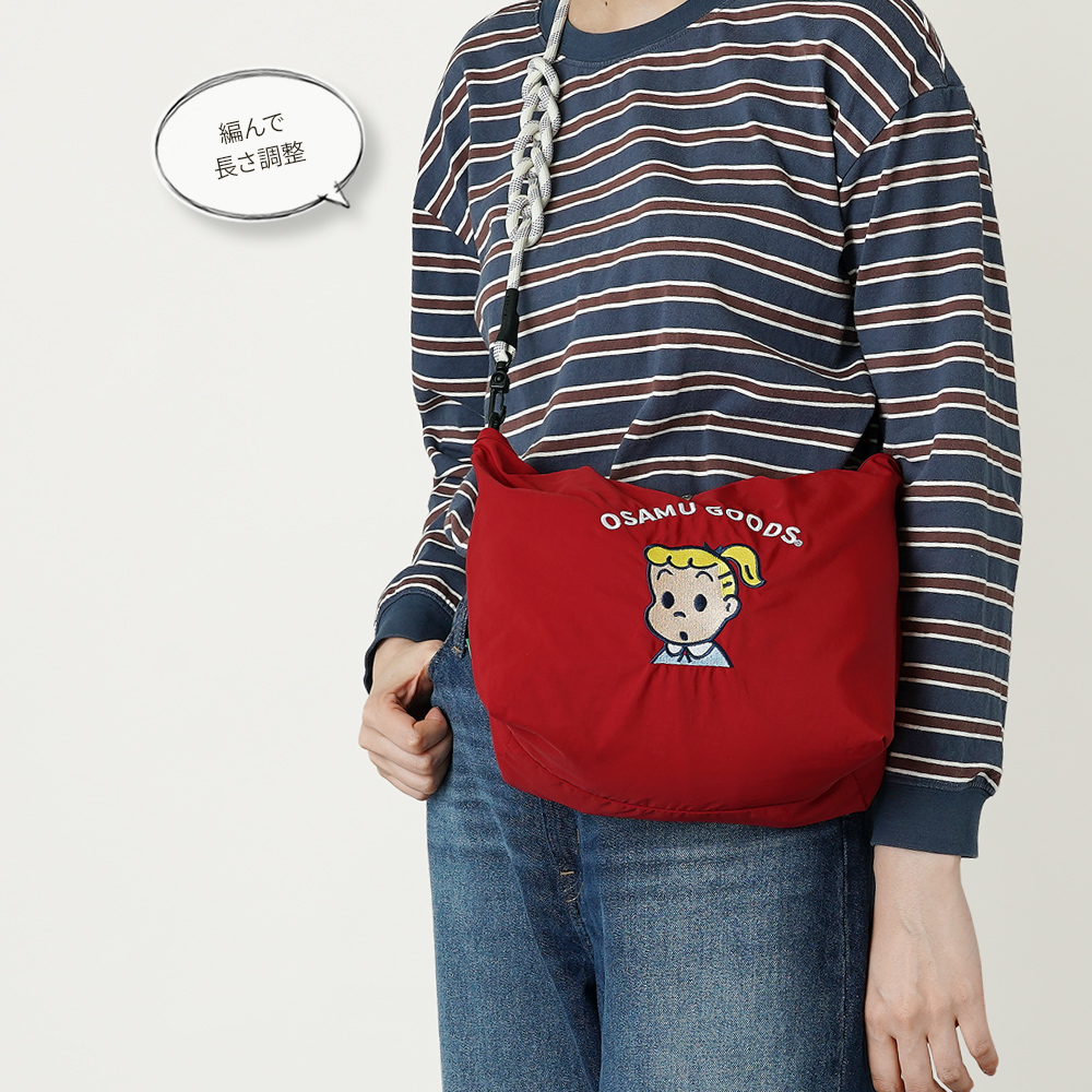 2wayバッグ ショルダーバッグ 刺繍トートバッグ オサムグッズ ジル ジャック 男の子 女の子 osamugoods jill jack 人気 おすすめ 超軽量 軽い 撥水