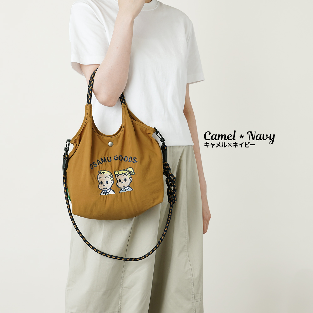 2wayバッグ ショルダーバッグ 刺繍トートバッグ オサムグッズ ジル ジャック 男の子 女の子 osamugoods jill jack 人気 おすすめ 超軽量 軽い 撥水