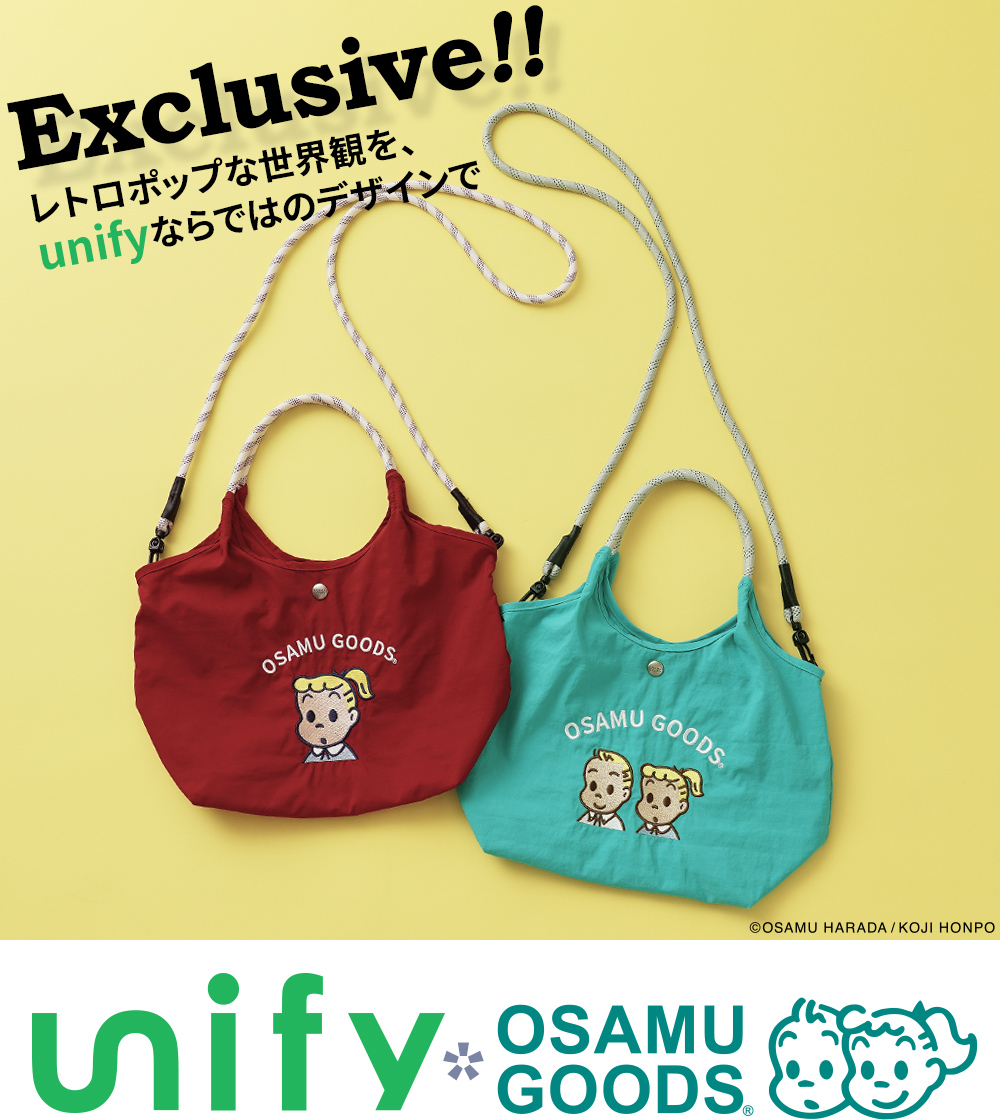2wayバッグ ショルダーバッグ 刺繍トートバッグ オサムグッズ ジル ジャック 男の子 女の子 osamugoods jill jack 人気 おすすめ 超軽量 軽い 撥水