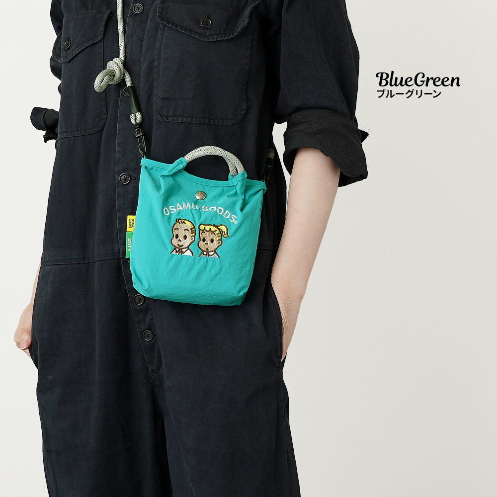 サコッシュ ポシェット ミニショルダー 2wayバッグ ショルダーバッグ 刺繍トートバッグ オサムグッズ ジル ジャック 男の子 女の子 osamugoods jill jack 超軽量  軽い 撥水
