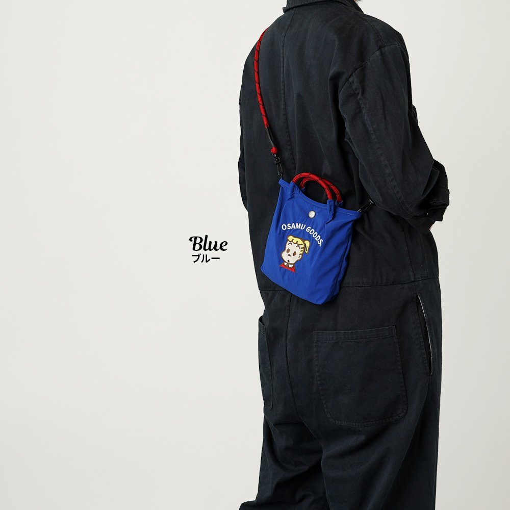 サコッシュ ポシェット ミニショルダー 2wayバッグ ショルダーバッグ 刺繍トートバッグ オサムグッズ ジル ジャック 男の子 女の子 osamugoods jill jack 超軽量  軽い 撥水