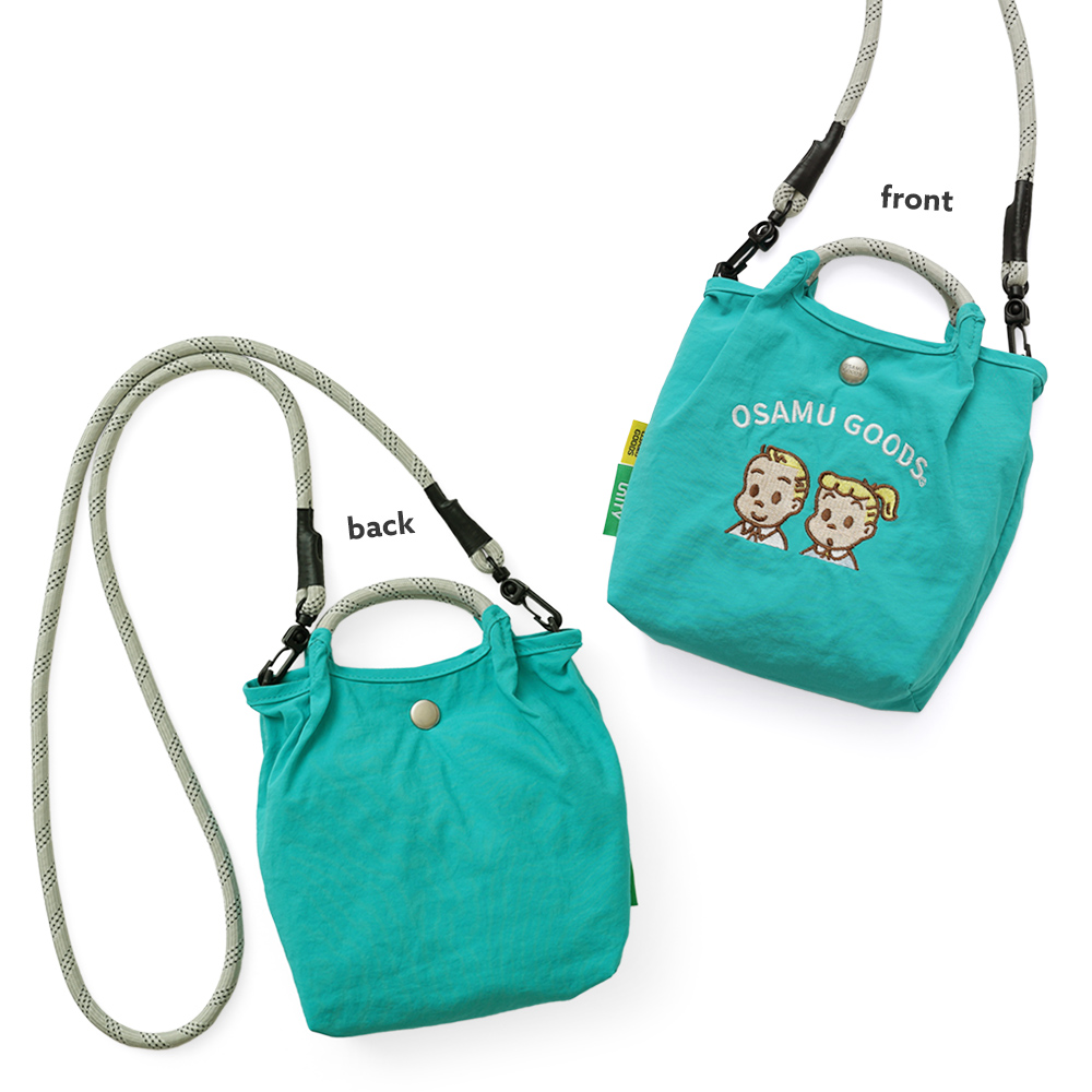 サコッシュ ポシェット ミニショルダー 2wayバッグ ショルダーバッグ 刺繍トートバッグ オサムグッズ ジル ジャック 男の子 女の子 osamugoods jill jack 超軽量  軽い 撥水