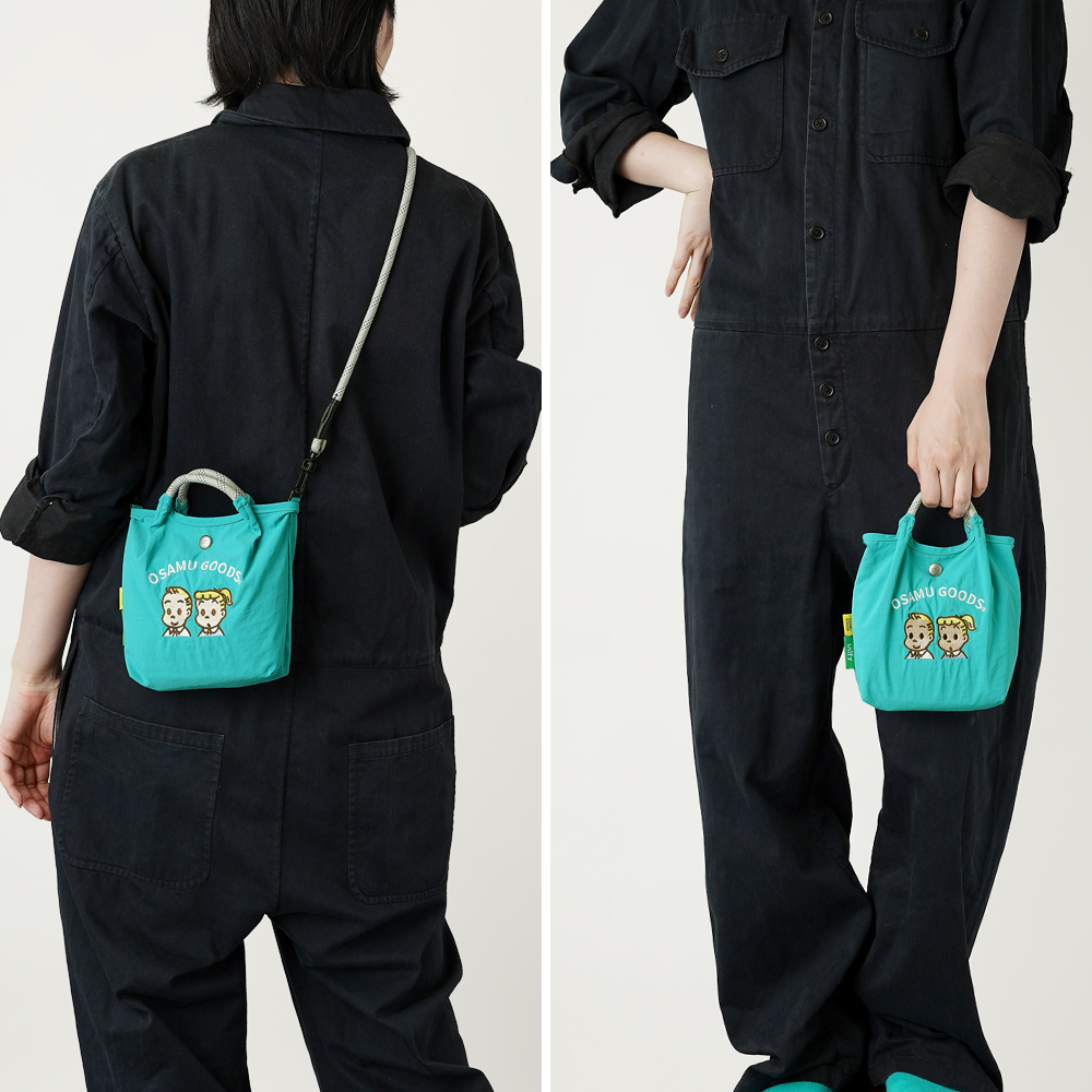 サコッシュ ポシェット ミニショルダー 2wayバッグ ショルダーバッグ 刺繍トートバッグ オサムグッズ ジル ジャック 男の子 女の子 osamugoods jill jack 超軽量  軽い 撥水