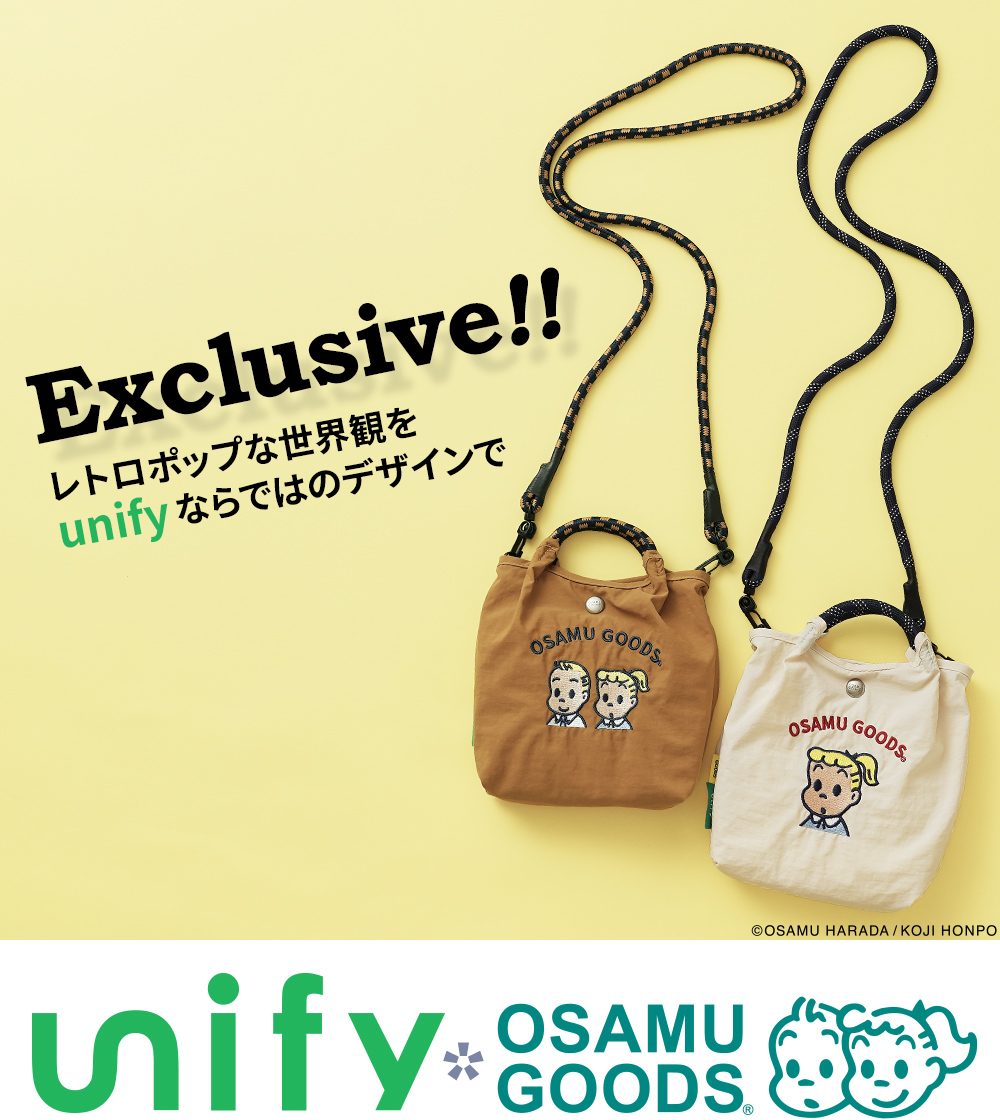 サコッシュ ポシェット ミニショルダー 2wayバッグ ショルダーバッグ 刺繍トートバッグ オサムグッズ ジル ジャック 男の子 女の子 osamugoods jill jack 超軽量  軽い 撥水