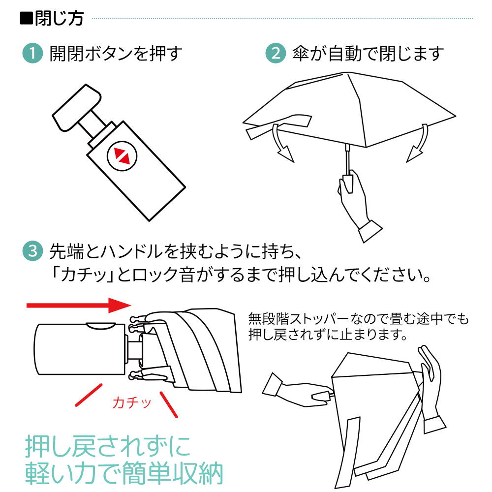 日傘 雨傘 兼用 折り畳み傘 閉じやすい 収納しやすい 軽量 遮光 遮熱 UVカット