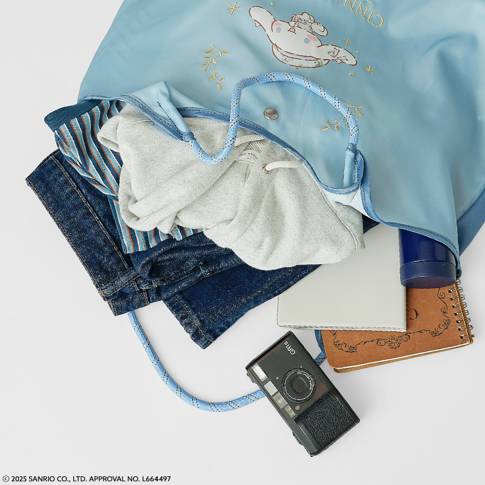 サンリオ イギリス ボタニカル 花柄 キティちゃん クロミ マイメロ シナモンロール トートバッグ エコバッグ 軽量 超軽量 かわいい スタイリッシュ 軽い たためる マザーズバッグ クリスマスプレゼント