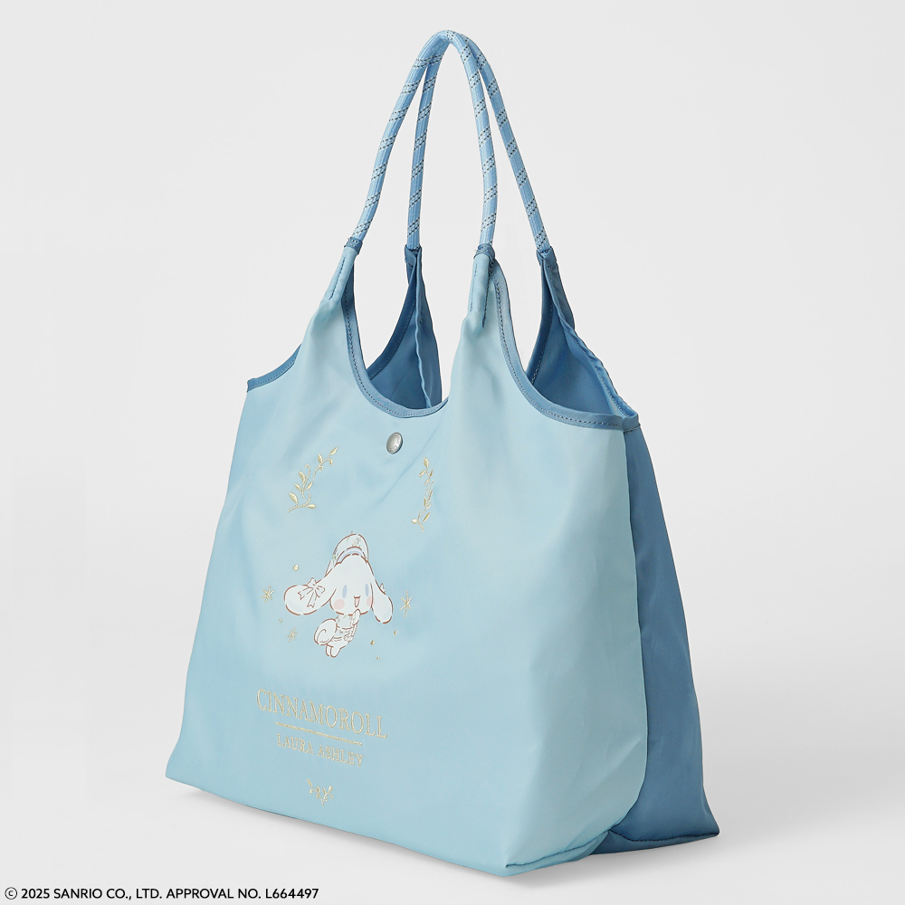 サンリオ イギリス ボタニカル 花柄 キティちゃん クロミ マイメロ シナモンロール トートバッグ エコバッグ 軽量 超軽量 かわいい スタイリッシュ 軽い たためる マザーズバッグ クリスマスプレゼント
