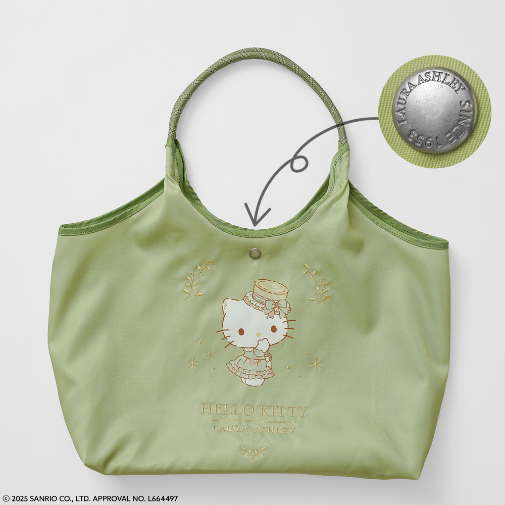 サンリオ イギリス ボタニカル 花柄 キティちゃん クロミ マイメロ シナモンロール トートバッグ エコバッグ 軽量 超軽量 かわいい スタイリッシュ 軽い たためる マザーズバッグ クリスマスプレゼント