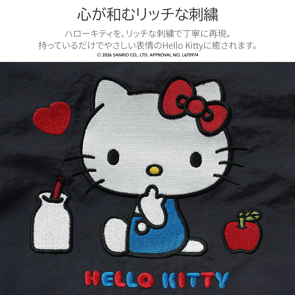 刺繍トートバッグ エコバッグ サンリオ sanrio 超軽量  軽い 撥水 たためる マザーズバッグ