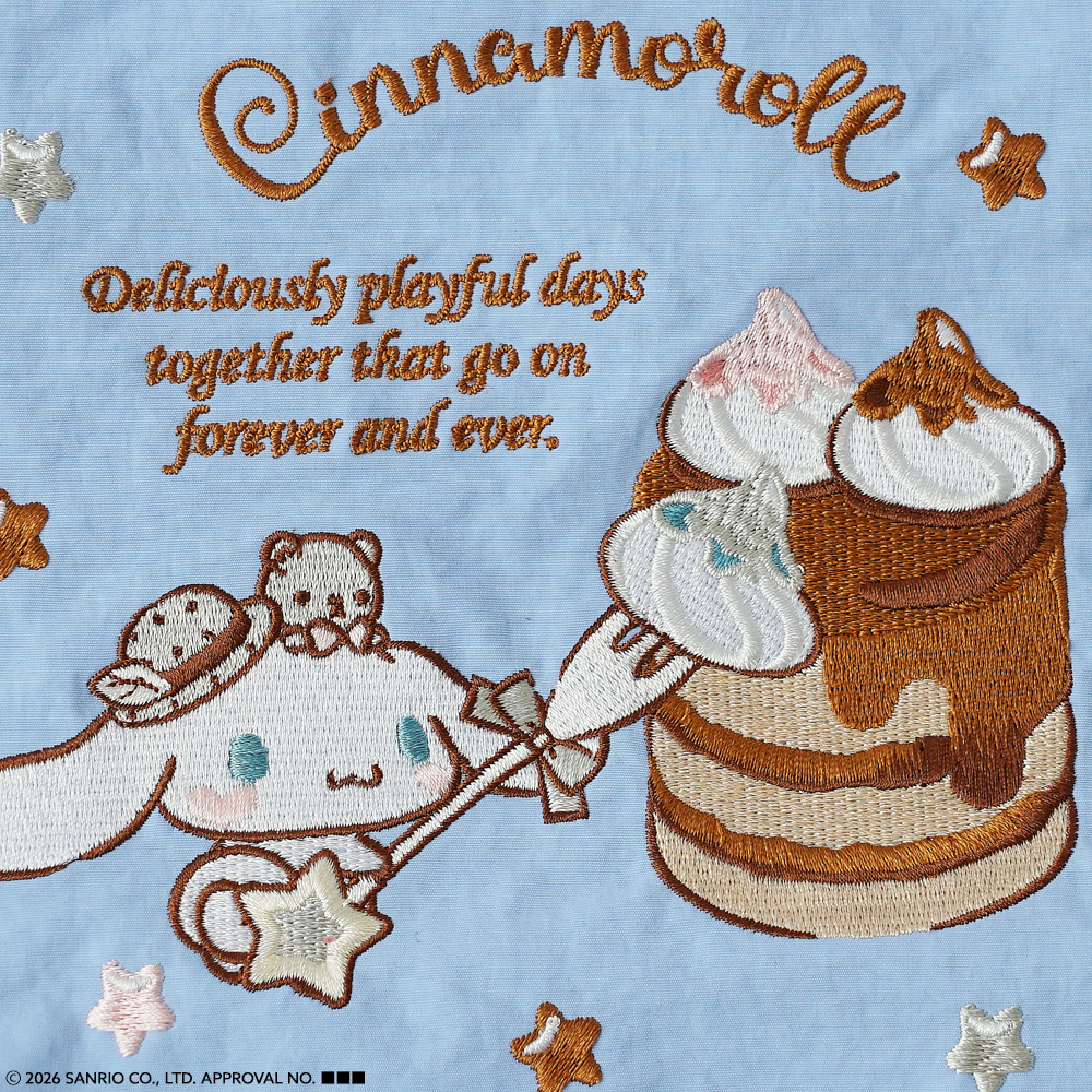 2wayバッグ ショルダーバッグ 刺繍トートバッグ サンリオ sanrio クロミ シナモロール キティ ハローキティ キティちゃん シナモン 超軽量  軽い 撥水