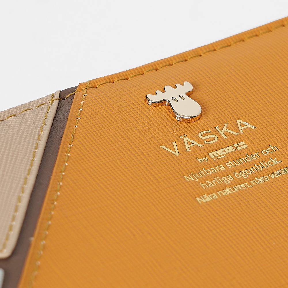 VASKAbymoz ヴェスカ べスカ ヘラジカ エルク トナカイ 北欧デザイン お財布 長財布 財布 札束 スタイリッシュ おしゃれ