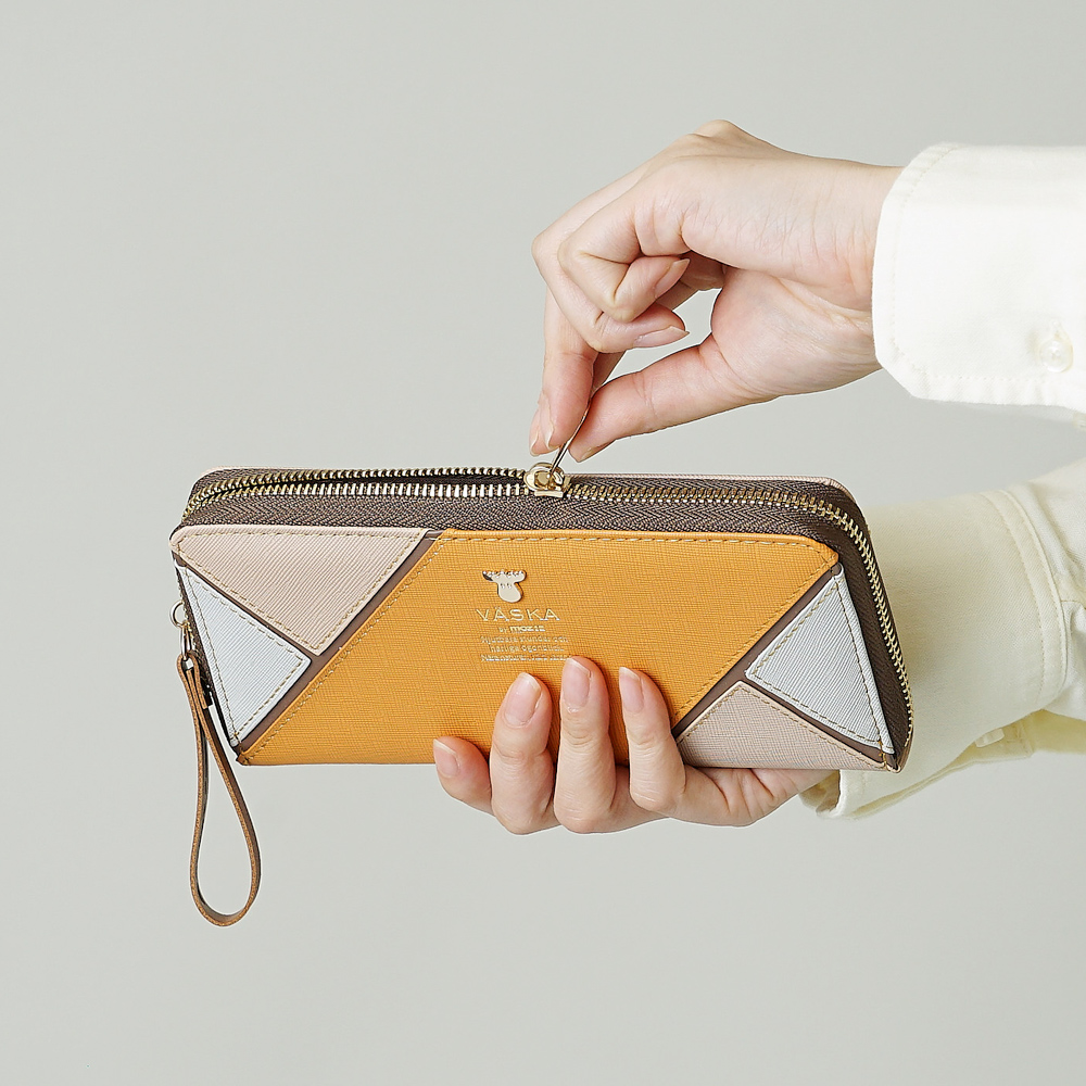 VASKAbymoz ヴェスカ べスカ ヘラジカ エルク トナカイ 北欧デザイン お財布 長財布 財布 札束 スタイリッシュ おしゃれ